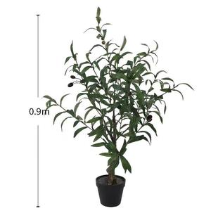 北欧大型仿真植物网红橄榄树绿植室内窗台假树落地假盆栽摆件