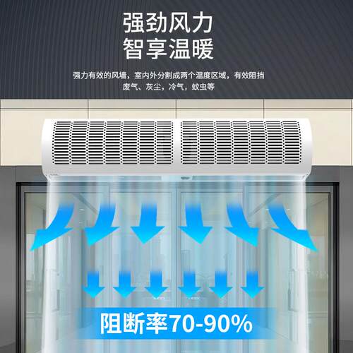 皇禧风幕机商用风帘机厂.2米1.5米1.8米2米GSO1气幕工直销壁空挂