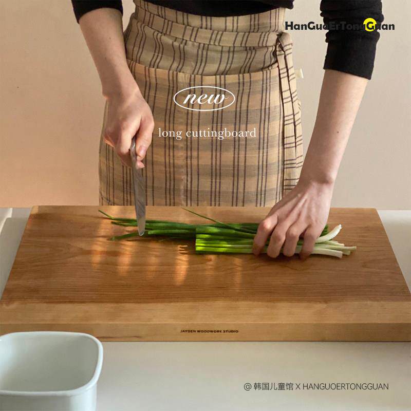 韩国樱桃木菜板和面板揉面切菜砧板无漆防霉案板副食品菜板超大