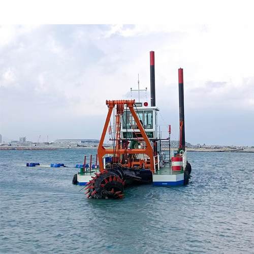 东青州挖吸KD-1500泥船清淤抽泥山沙设备 16寸绞船 尾矿库水挖泥