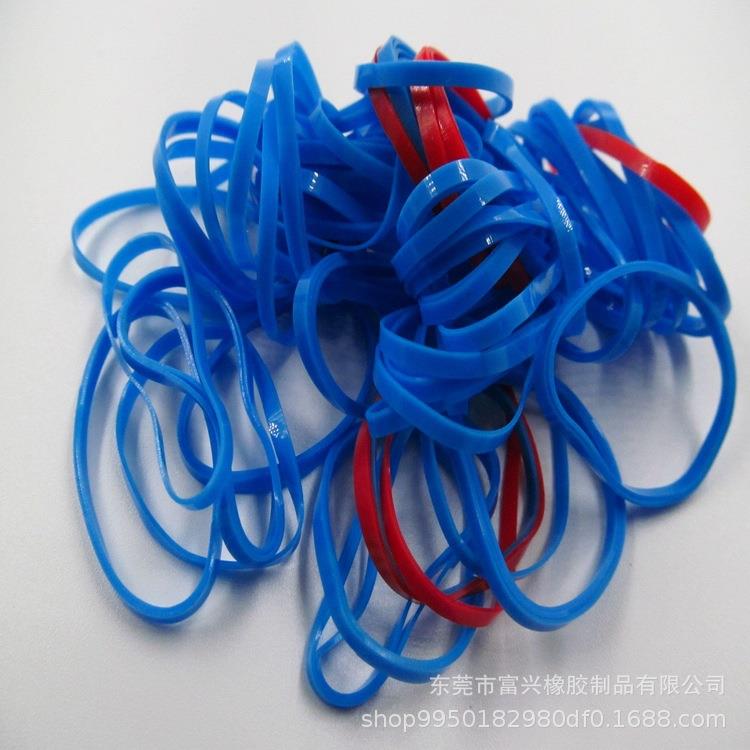 蓝色 耐高温 防老化胶圈 TPU橡皮筋 MB-4024 扎头发皮圈 橡筋兰色