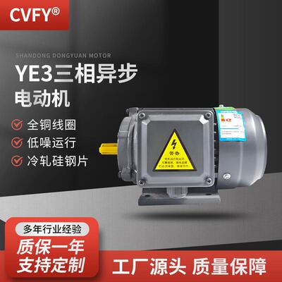 三相异步电动机YE3-160M1/M2/L-8极电机4/5.5/7.5W380V马达