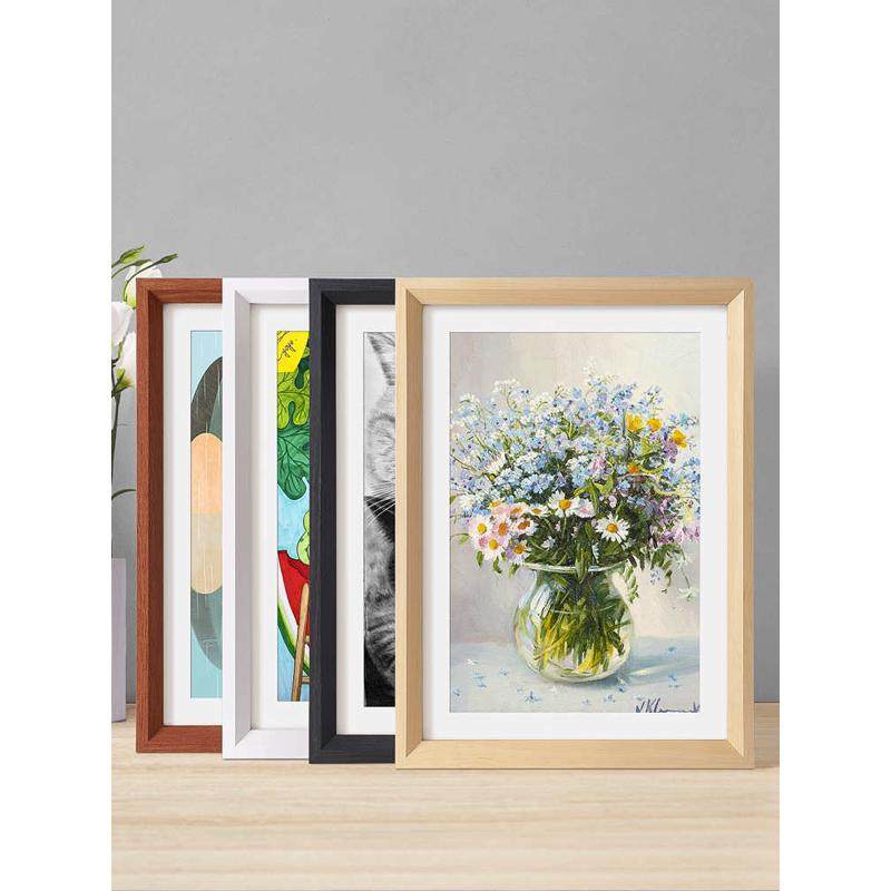 简约木质相框挂墙4K8画框空框装裱海报16寸20照片a34拼图框架,家居饰品,相框/画框,淘宝优惠券,粉丝福利购,淘宝优惠卷