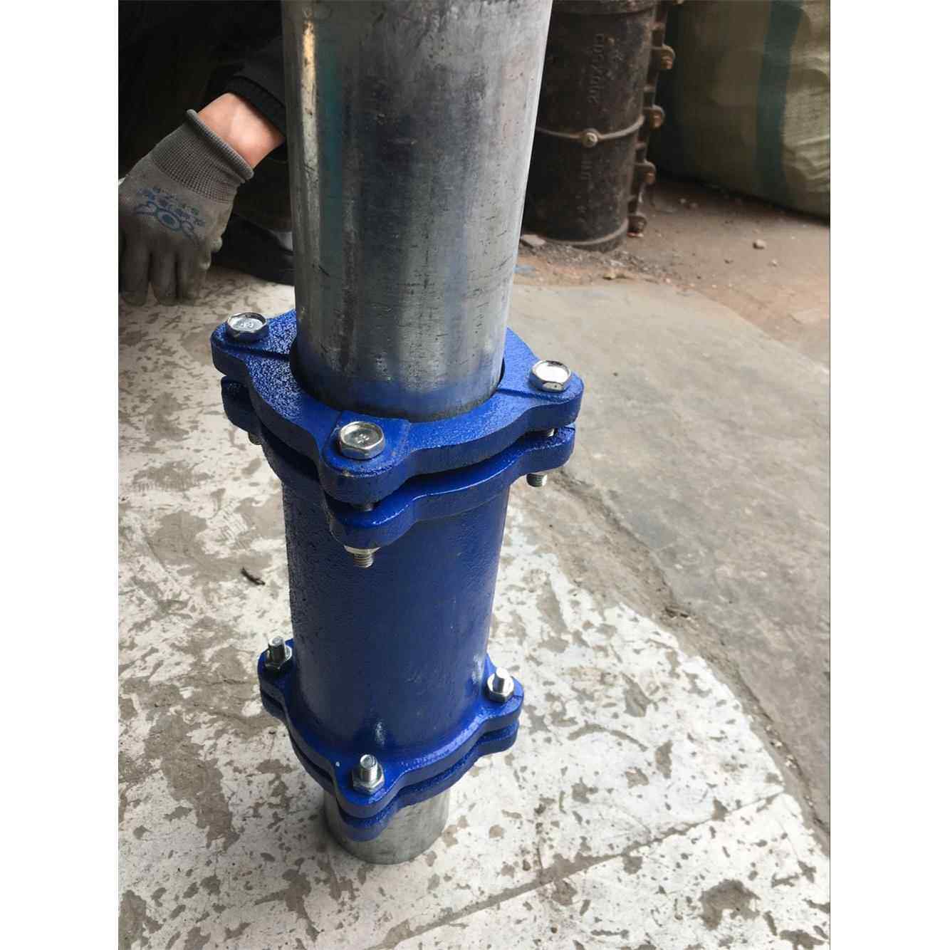 压盖式管道伸缩节抱箍管卡抢修自来水堵漏器承插口哈夫增接口