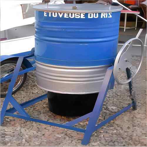 180公斤太阳能彩钢板蒸谷米加工生产线碾米机柴火生物质蒸煮器
