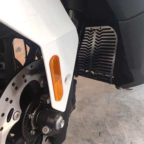 适用隆鑫无极SR4 Max 无极LX350T-5改装水箱防护罩不锈钢保护网