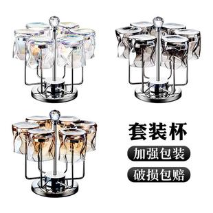 MISS家用喝水杯子轻奢彩色玻璃茶杯家庭套装 TOUCH 北欧ins水具