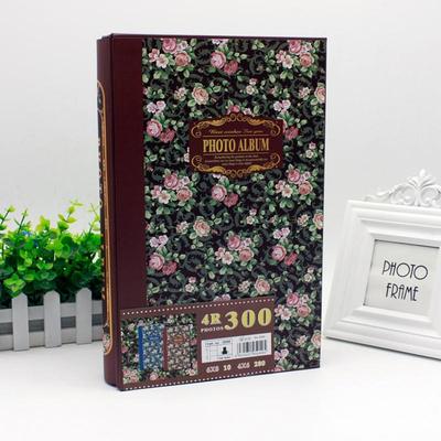 相册影集插页式 6寸8寸混装 300张 盒装大容量家庭普通相册本