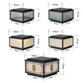 太阳能柱头灯大门阳台花园户外柱子灯防水别墅庭院灯围墙灯门柱灯