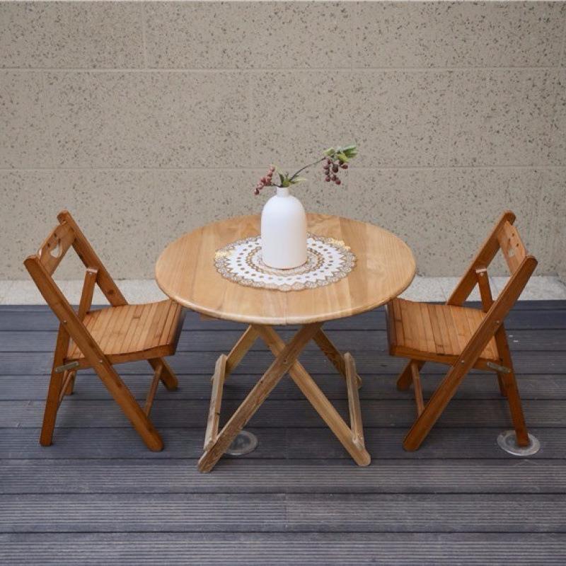 便携式实木折叠桌餐桌家用简易小桌子吃饭摆摊方桌圆桌租房学习桌