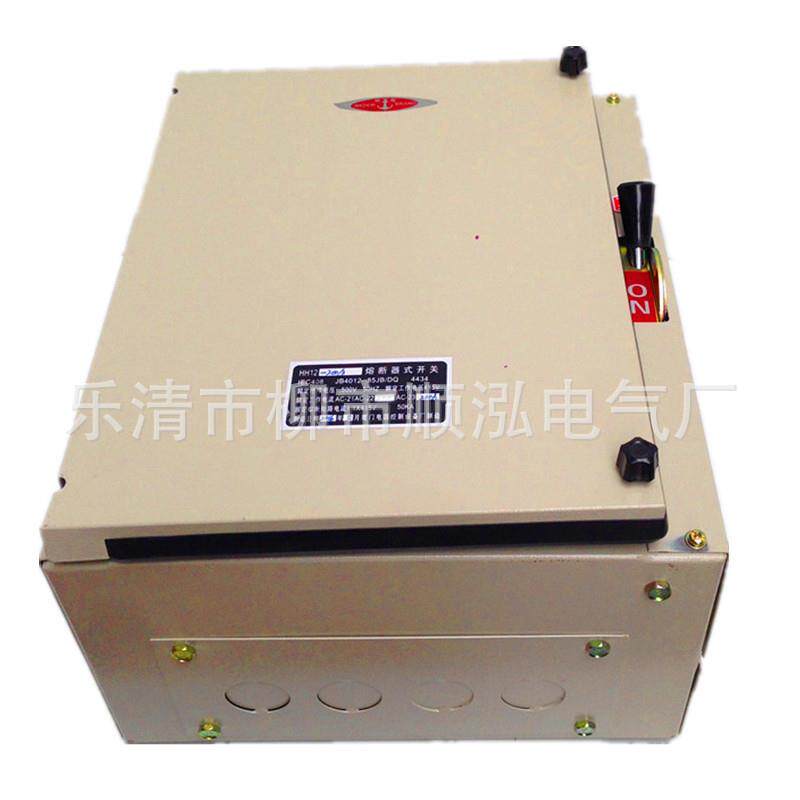 熔断器式铁壳开关 封闭式负荷开关 HH12-100A/3 防雨型铁壳开关