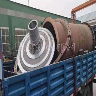 强胜生产球磨机磨头中空轴联轴器成套配件球磨机大齿轮设计制造