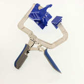 90度铝合金直角夹木工工具家居橱柜直角固定打孔安装 KHCCC90° 器