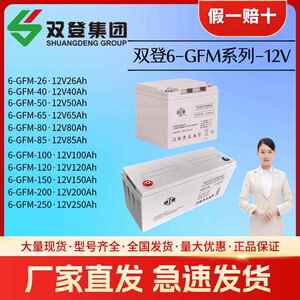 双登蓄电池6-GFM-12V26AH40AH50AH65AH80AH85AH100AH120AH150AH