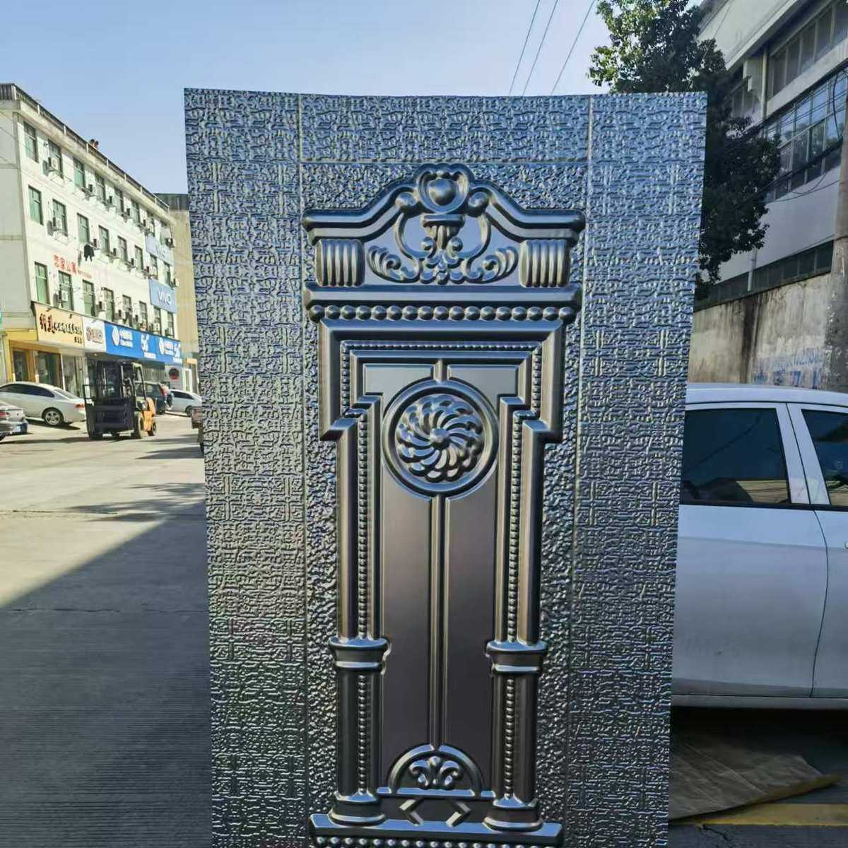 外贸冷轧镀锌不锈钢压花门板 德式卡门门板 外贸出口支持来图制定,金属材料及制品,钢板,淘宝优惠券,粉丝福利购,淘宝优惠卷