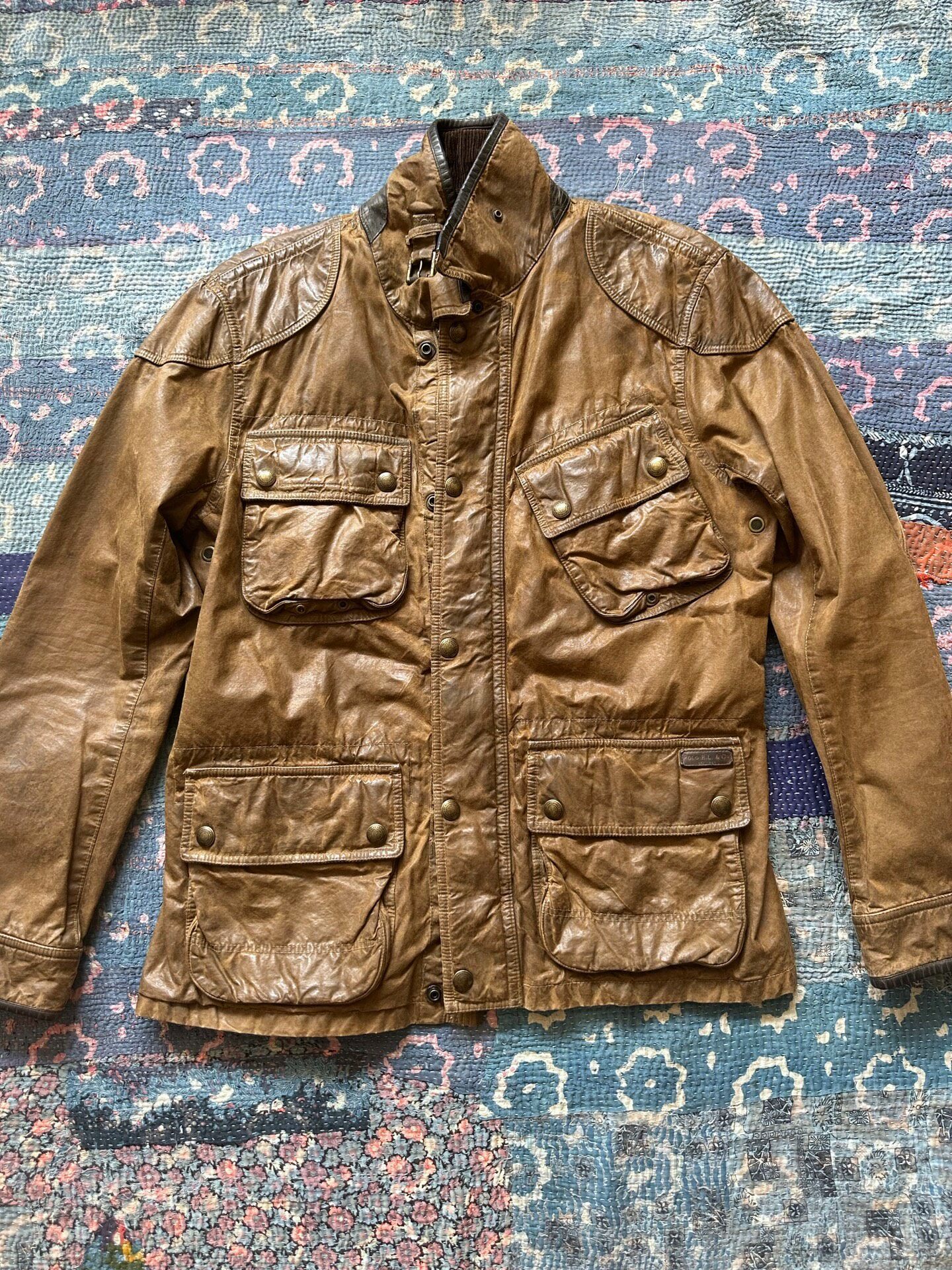 Polo Ralph Lauren Waxed Motorcycle Jacket