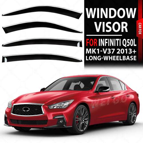 适用于英菲尼迪Q50L晴雨挡侧窗导流板INFINITI Q50 Window visor