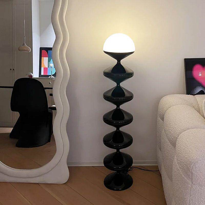 北欧中古奶油风艺术葫芦落地灯网红装饰简约客厅卧室沙发旁墙角灯