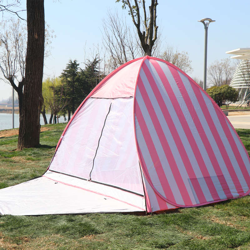 帐篷户外露营沙滩3-4人折叠全自动速开公园野营加厚防雨出口批发