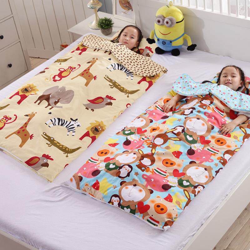 儿童睡袋a类纯棉中大童防踢被四季宝宝幼儿园春秋/冬季双胆可拆