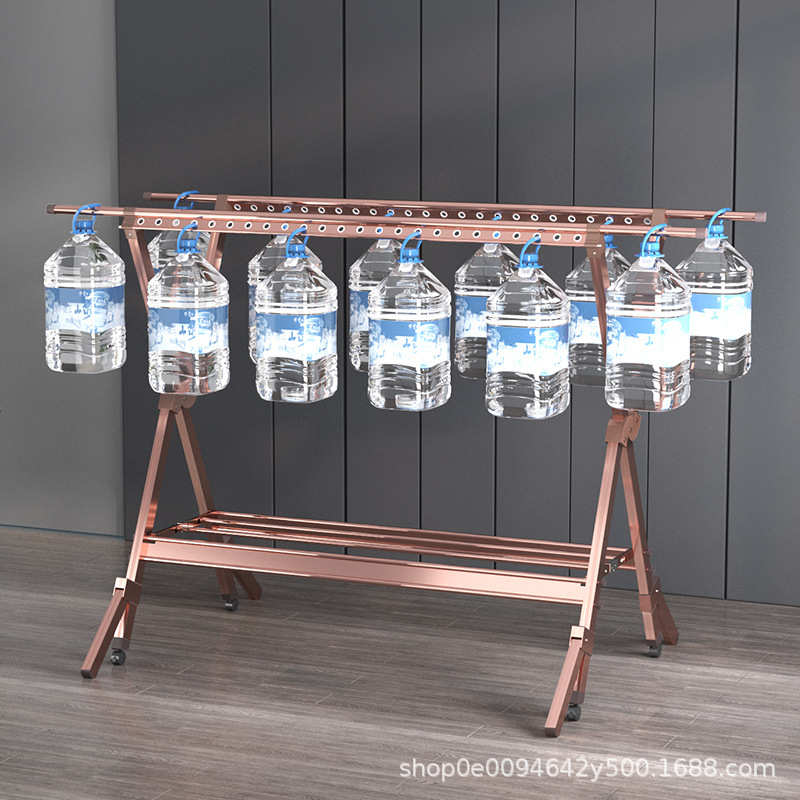 铝合金晾衣架落地折叠室内外家用阳台室外晒衣架凉衣杆晒被子架子