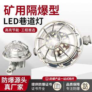 矿用隔爆型LED巷道灯DGS30/127L(A)36瓦圆形铁矿井下防爆灯220V