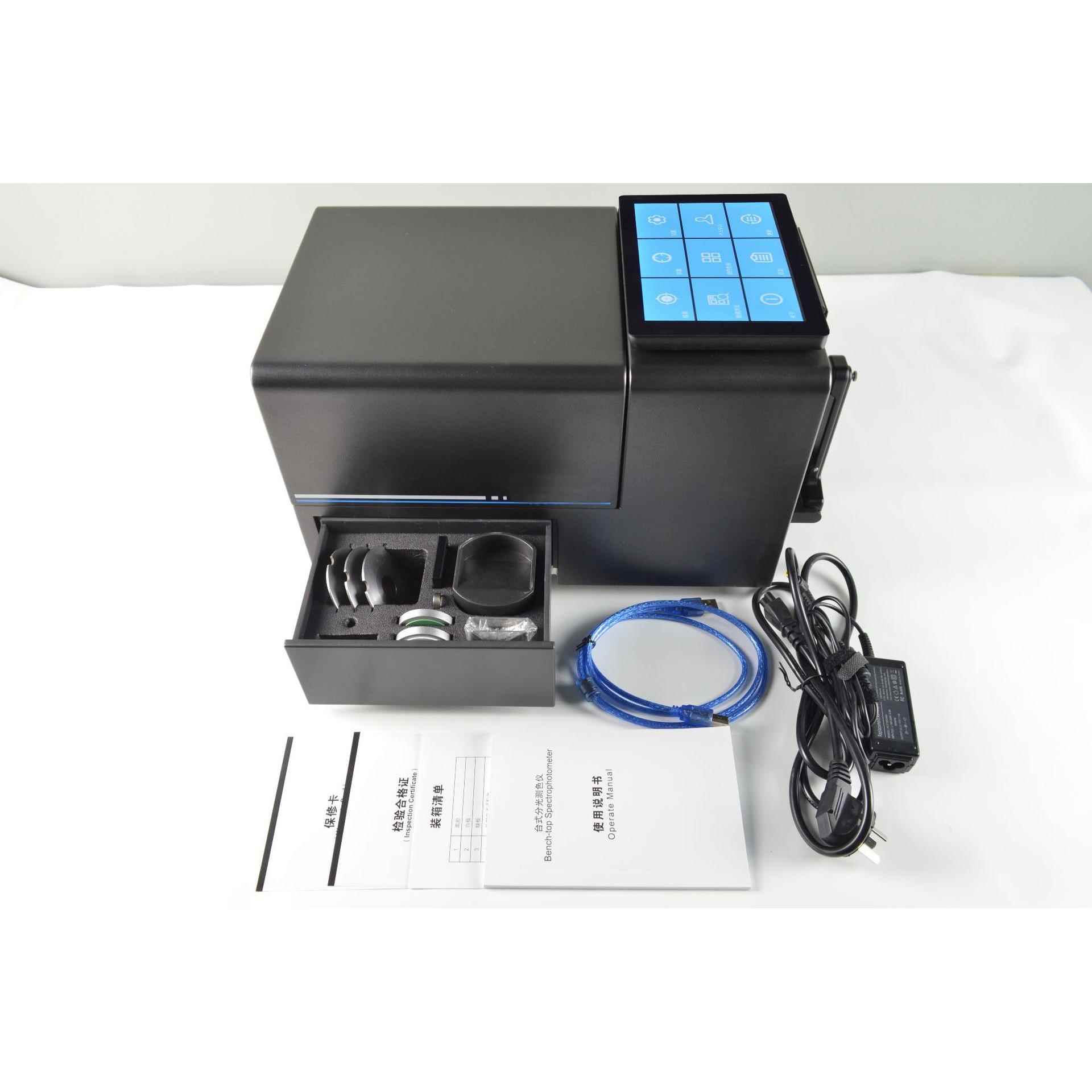 高精度分光测色仪CS-820N透明液体粉末透射过率光栅分光测色仪