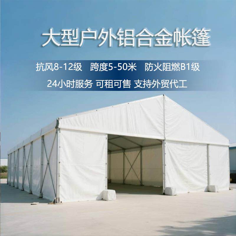 Outdoortentforevent白色PVC德国大棚铝合金篷房仓储物流工业