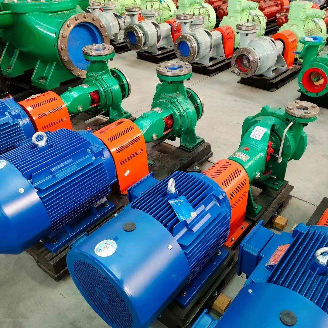 惠州沃德内衬变频电机化工泵流量压力调节增压泵IHF100-65-350