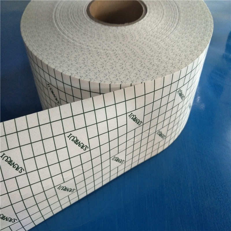 油胶加粘水刺无纺布胶布透气敷贴固定穴位贴空白贴100米/卷