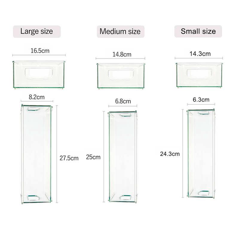 冰箱收纳盒抽屉式食品级保鲜盒水果蔬菜整理冷藏储物盒子批发