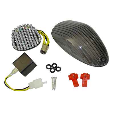 适合 川崎 Vulcan 1500 1600 Mean Streak LED后尾灯转向刹车灯