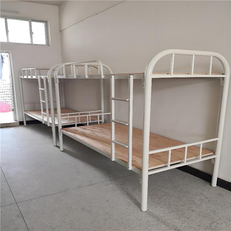 上下铺双层铁床宿舍工厂员工铁床学生高低床工地大弯管上下床铁床
