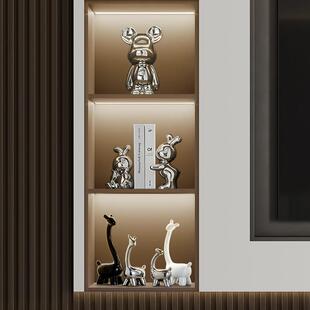 酒柜软装饰品现代简约客厅轻奢电视柜餐边柜摆件乔迁新居陶瓷手工