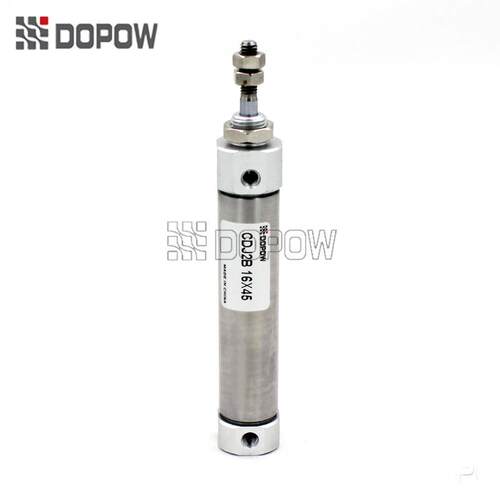 DOPOW 双动针型气缸CDJ2B6*5不锈钢小型迷你缸CDJ2B6*5/10/15微型