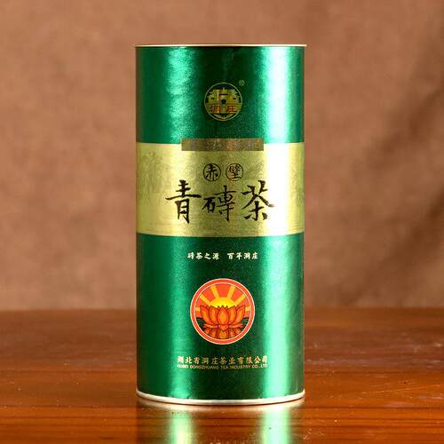 新疆包邮内蒙熬奶茶专用赤壁青砖茶500g（40小块)桶装茶湖北黑茶