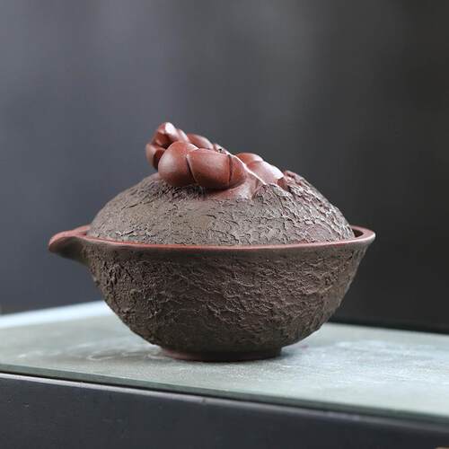 紫砂壶螃蟹手抓壶公道杯分茶器仿生器八方来财茶道配件茶具品茗杯