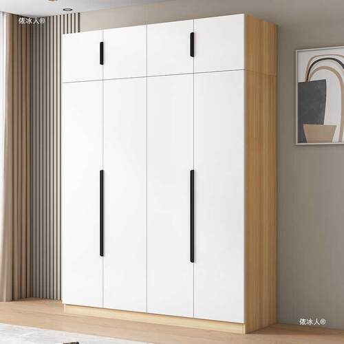 衣柜家用卧室出租房用经济型木实质儿衣橱厂工直销简SPR童易组装