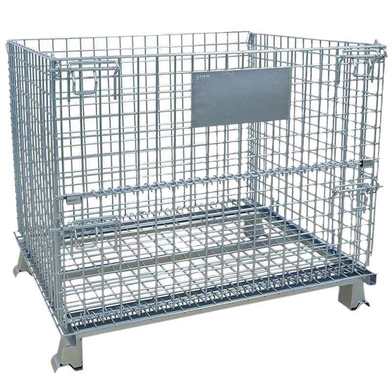 仓储笼铁笼框周转箱仓库折叠笼物流移动分拣框快递收纳笼蝴蝶笼