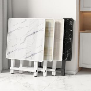 折叠桌子家用小方桌简易可携式饭桌阳台小户型租房摆摊正方形餐桌