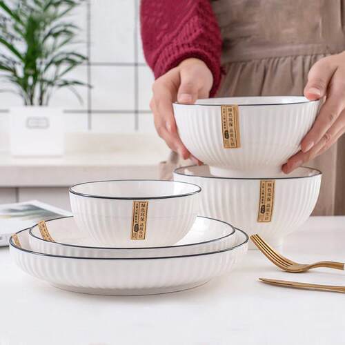 Japanese ceramic plates dish tray disc tableware set