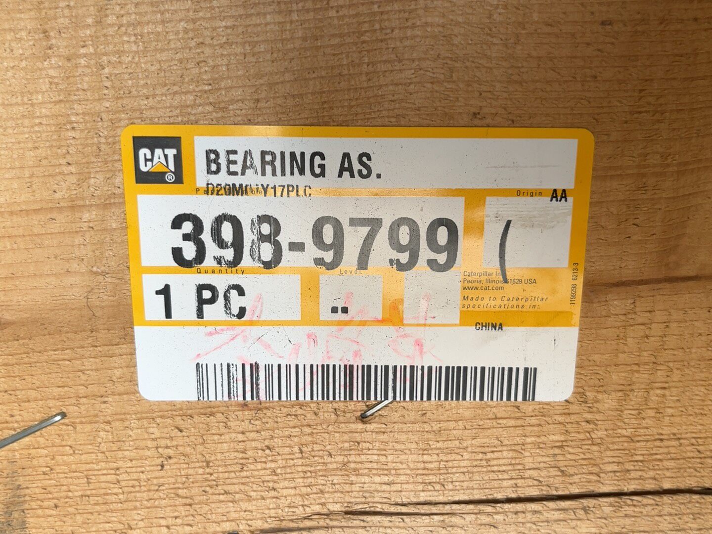 卡特305.5回转支撑，原装正品，398-9799