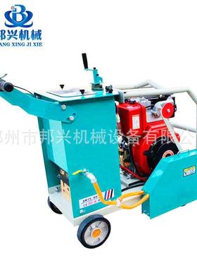 子HLQ18669型油双架马路切割机混凝土水泥路面切缝机柴油汽切割机