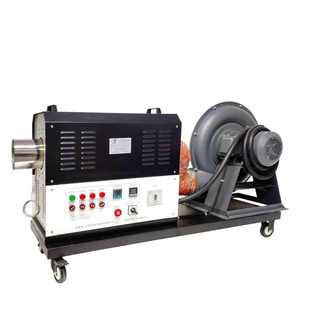60KW中压型工业热风机大功率恒温加热器工业烘干机管道加热除霜
