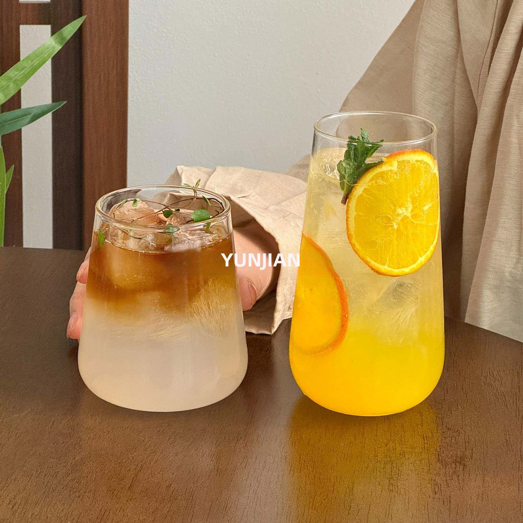 创意高口杯、中式果茶杯、咖啡杯、淡鸡尾酒杯、冷冲泡茶杯