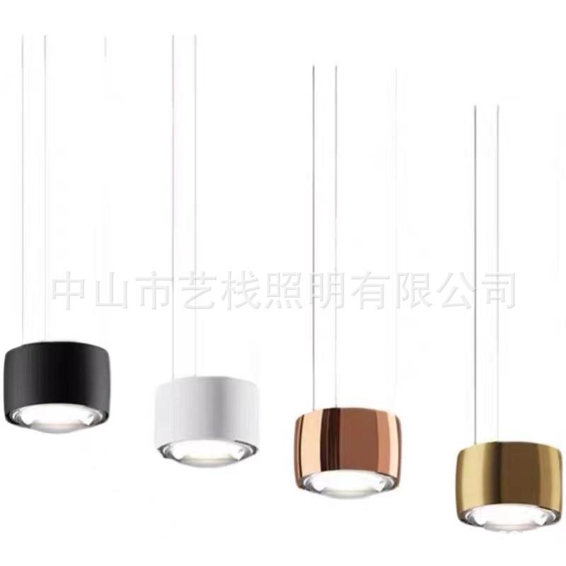 北欧现代简约卧室床头吊灯主卧新款创意橱窗金色餐厅吧台吊灯