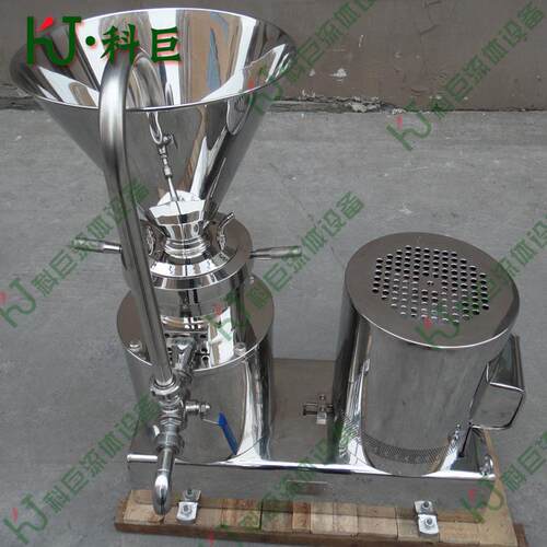 卫生级不锈钢分体式胶体磨 生物制品鱼肝油粉碎设备