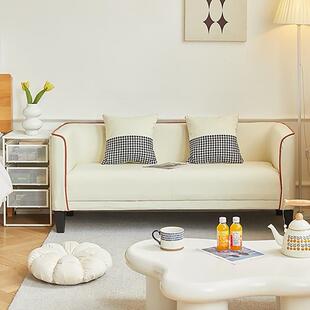 沙发小2户型客厅布艺沙发025新款单人双人位房公出寓沙发租简约科