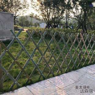 菜园子竹片子菜架日式栅栏篱笆门伸缩阳台竹编竹子栅栏围栏垒德株