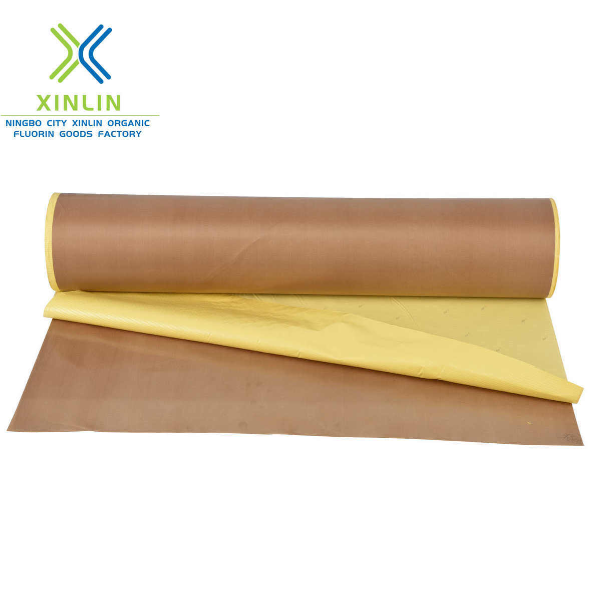 新林铁氟龙1米宽背面覆离型纸 高温带胶 黑 白 咖三色可选